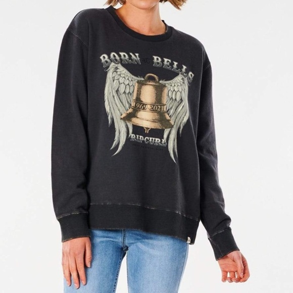 Rip Curl Tops - Ripcurl Born Bells Graphic Crewneck Sweatshirt Women’s XL